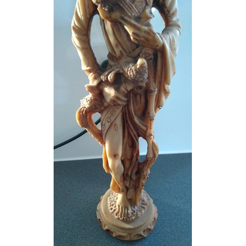 395 - Resin oriental male figure