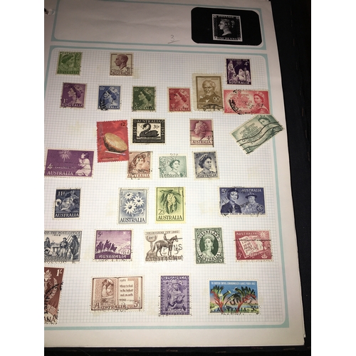 196 - FANTASTIC STANLEY & GIBBONS STAMP ALBUM WITH OVER 2000 WORLD STAMPS