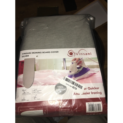 200Q - NEW BAGGED VINSANI IRONING BOARD COVER IN SILVER