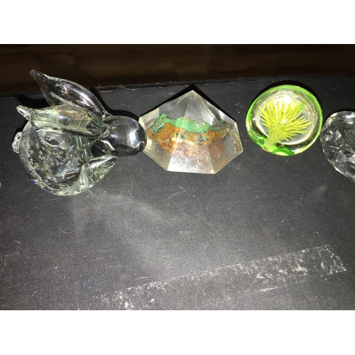 298 - FOUR PAPERWEIGHTS