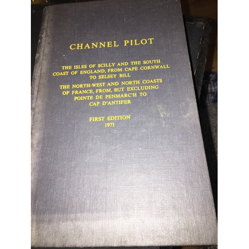 100X - SELECTION OF COLLECTIBLE Maritime Maps, Charts, Navigation and Channel Pilot 1st Edition book 1971