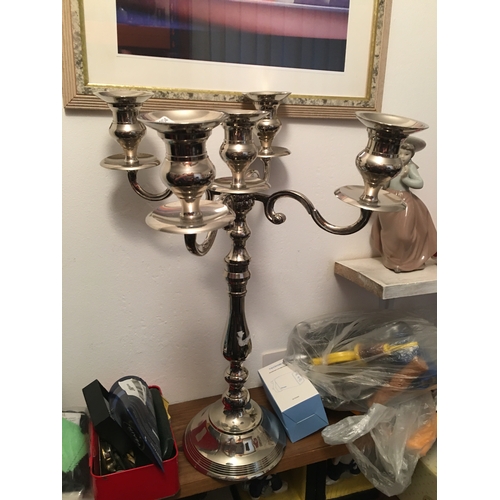 65 - STUNNING FIVE PRONGED CANDELABRA