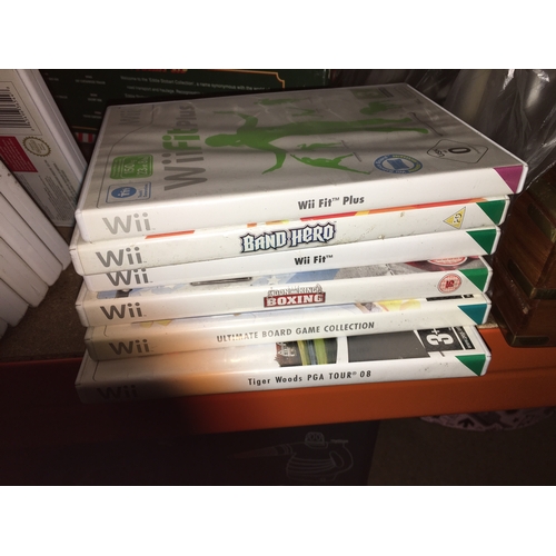 162 - SELECTION OF SIX WII GAMES