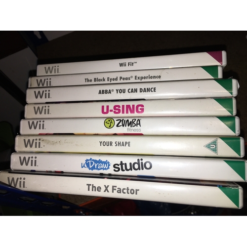 163 - SELECTION OF EIGHT WII GAMES