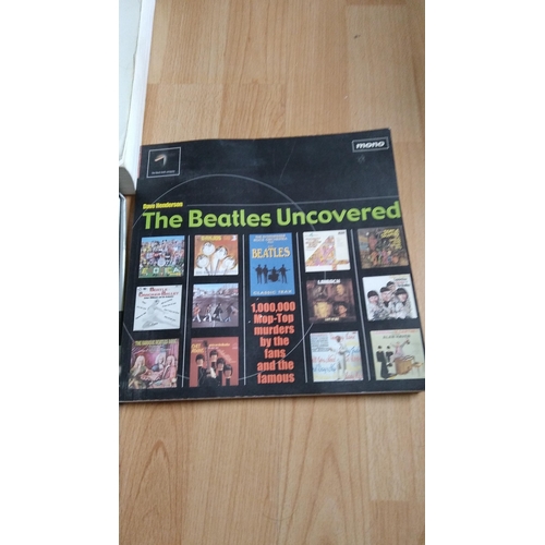 455 - NICE SELECTION OF BEATLES BOOKS AND DVD