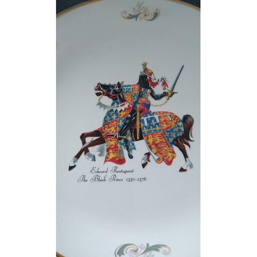 479 - ROYAL TUDOR WARE THE BLACK PRINCE PLATE