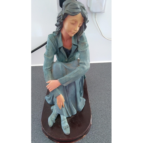 488 - LOVELY DANIELLA FIGURINE ON BASE