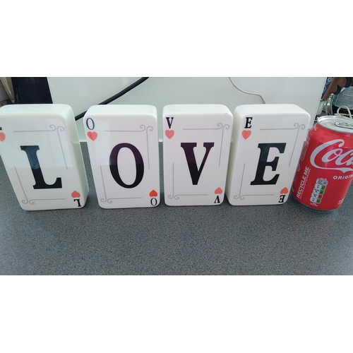 497 - JOHN LEWIS LOVE PLAYING CARDS ORNAMENT