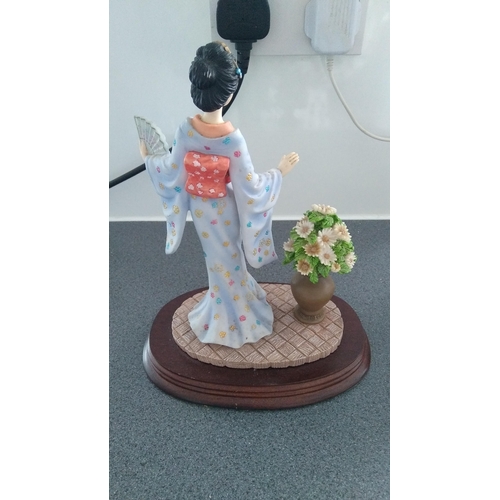 573 - LEONARDO GEISHA FIGURE ON BASE