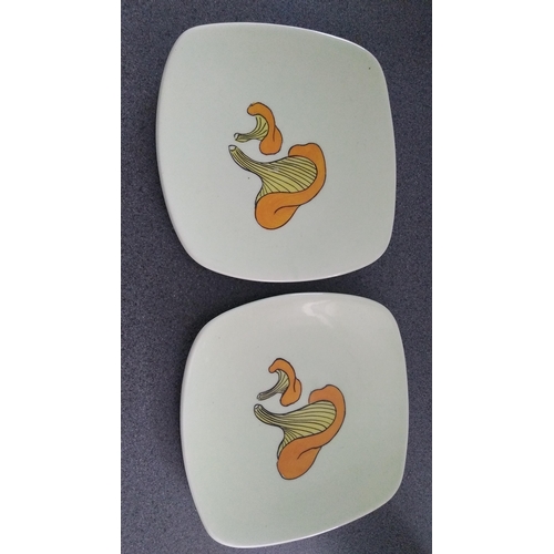 569 - PAIR OF GERMAN GOURMET PLATES