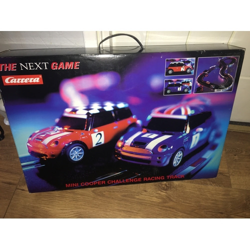 238 - BOXED THE NEXT CAR MINI RACING GAME