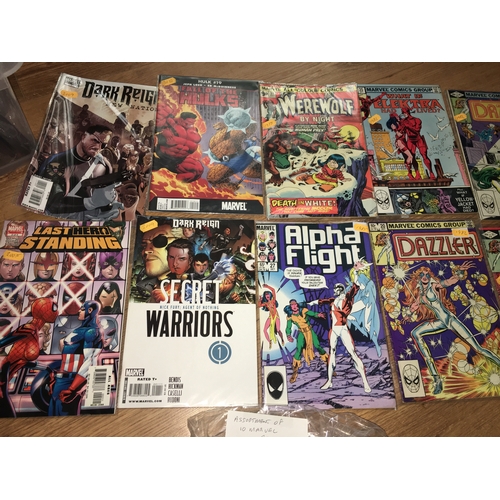 280 - 10 MARVEL COMICS