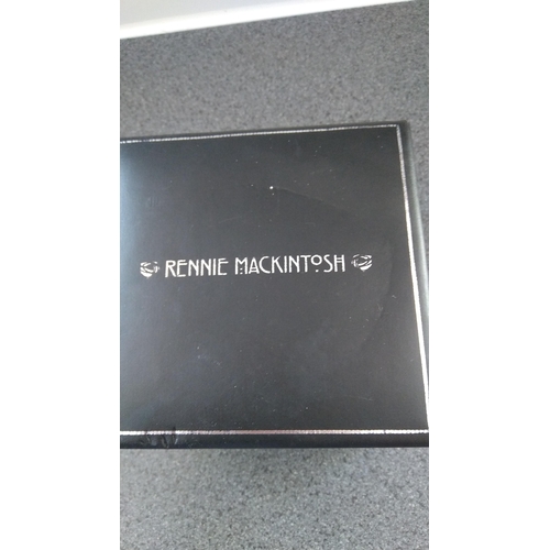 500M - BOXED RENNIE MACINTOSH WATCH AND NECKLACE SET