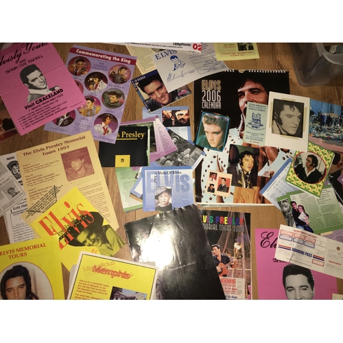 12 - LARGE SELECTION OF ELVIS MEMORABILIA