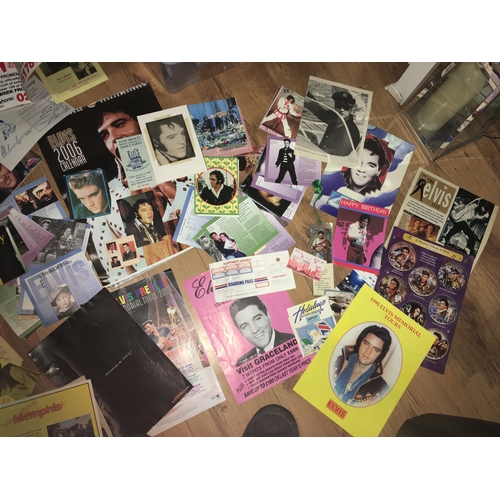 12 - LARGE SELECTION OF ELVIS MEMORABILIA