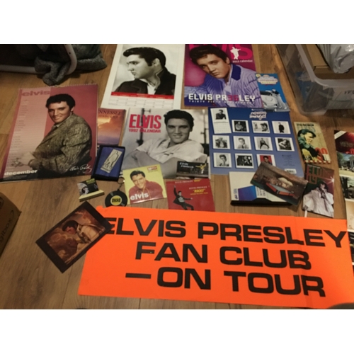 51 - LARGE SELECTION OF ELVIS MEMORABILIA