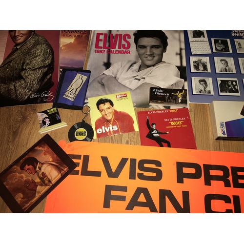 51 - LARGE SELECTION OF ELVIS MEMORABILIA