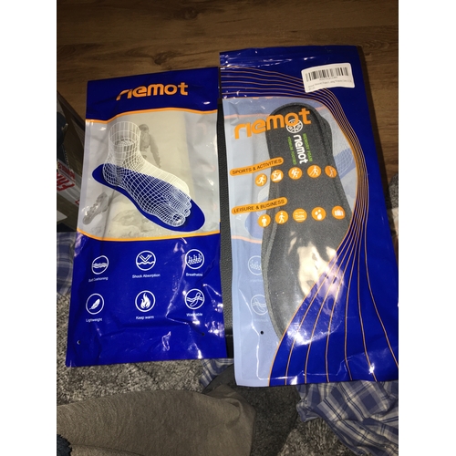 100Q - TWO NEW PACKS OF RIEMOT MEMORY FOAM INSOLES