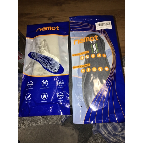 100R - TWO NEW PACKS OF RIEMOT MEMORY FOAM INSOLES