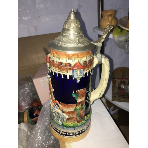 20 - NICE LARGE  VINTAGE GERMAN TANKARD