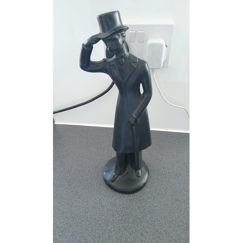 590 - VICTORIAN DRESSED GENT IN BLACK