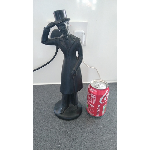 590 - VICTORIAN DRESSED GENT IN BLACK