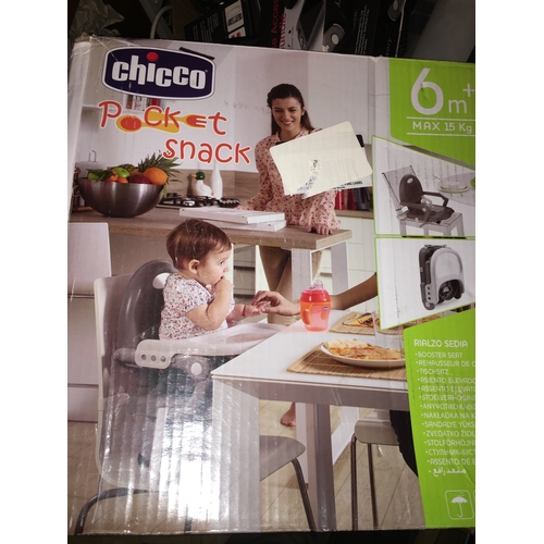 400X - NEW BOXED CHICCO POCKET SNACK BABY EATING SEAT