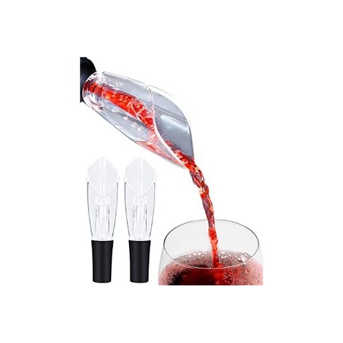 2 - NEW BOXED 2 PACK Coosion Wine Aerator Pourer Spout