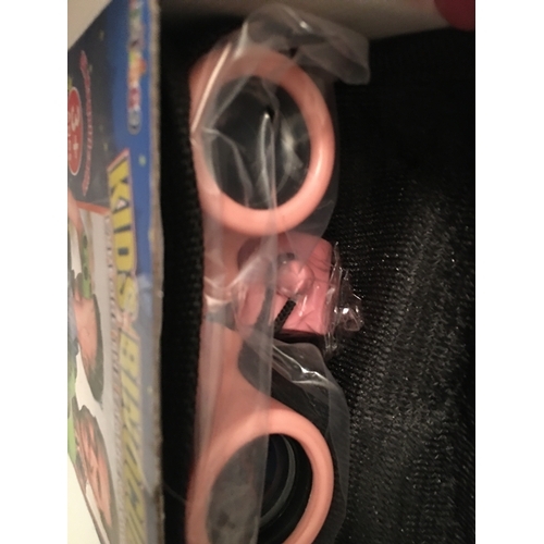 9 - NEW BOXED LETS GO KIDS BINOCULARS IN PINK 200Y