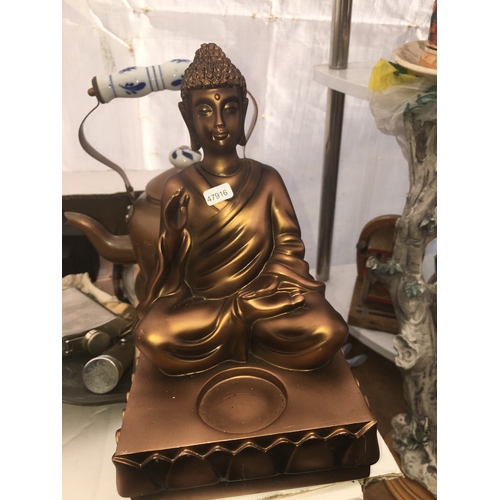 42 - LARGE TEMPLE GOD TEA LIGHT HOLDER