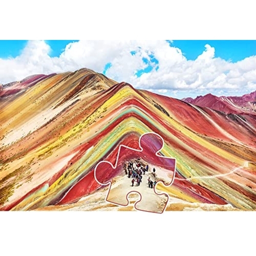 NEW BOXED 3DiSmart RAINBOW MOUNTAIN PERU Hard Jigsaw Puzzle for