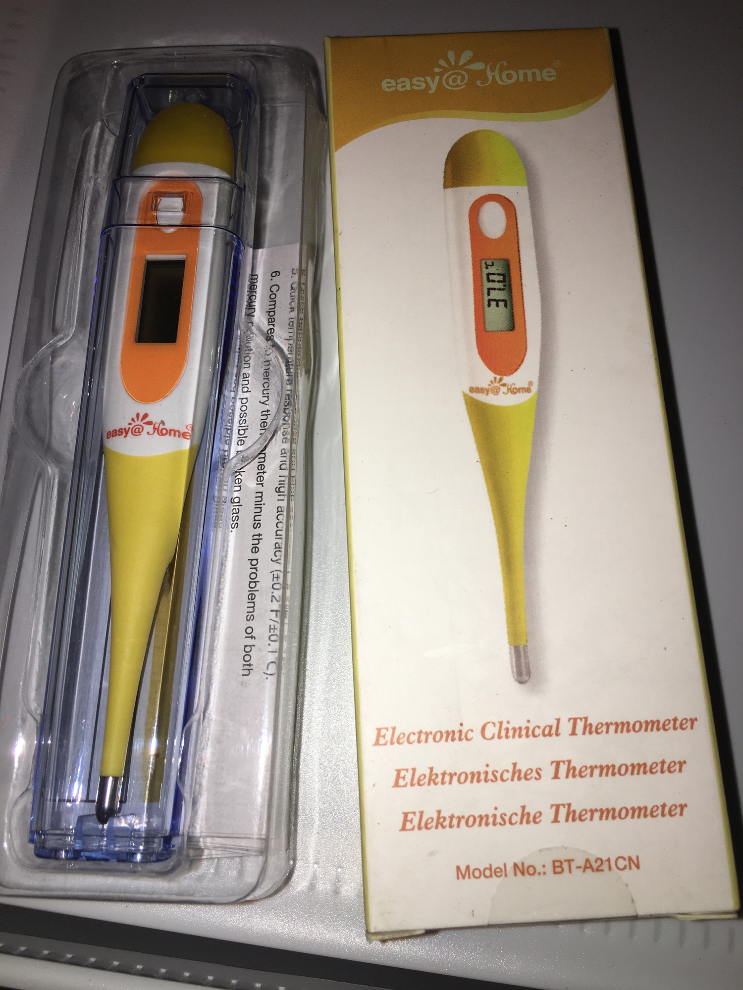 easy@Home Digital Thermometer