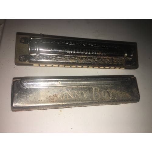 59 - TWO HARMONICAS INCLUDING SONNY BOY AND REGULATION BAND