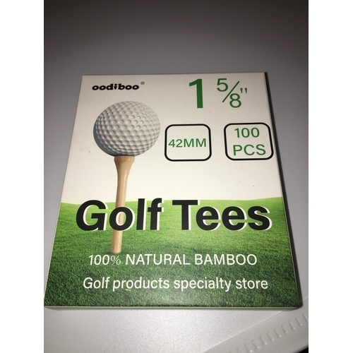 8 - Three New Boxes of Bamboo Golf Tee’s