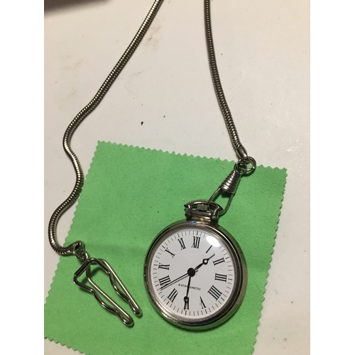 ANTIMAGNETIC POCKET WATCH WITH ALBERT