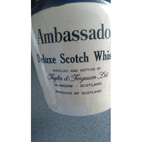 656 - AMBASSADOR SCOTCH WHISKY FLAGGON