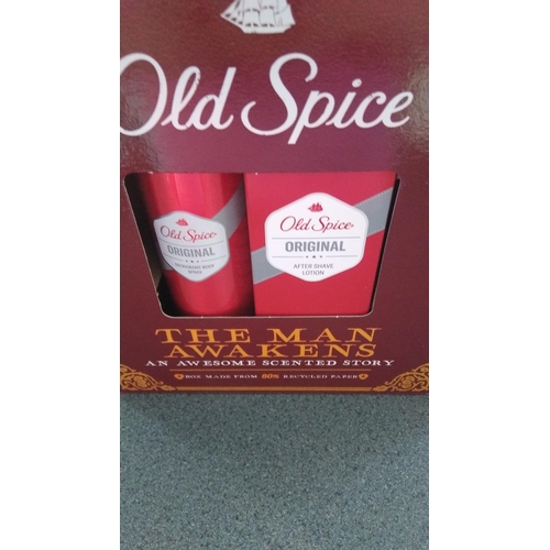 652 - BOXED OLD SPICE THE MAN AWAKENS SET AND ONE NEW DEODERANT