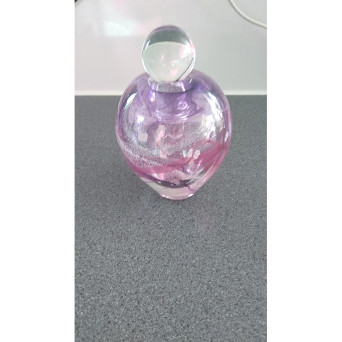 603 - LOVELY GLASS PERFUME BOTTLE WITH DROPPER