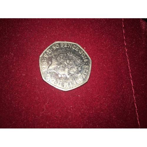 296 - COLLECTIBLE 50P 2018 MRS TITTLEMOUSE