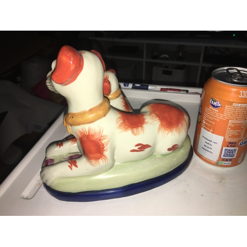 400X - VERY NICE VINTAGE DOG AND PUP FIGURE