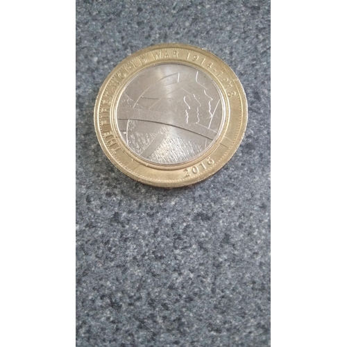 544 - 2016 WORLD WAR 1914-1918 £2 COIN