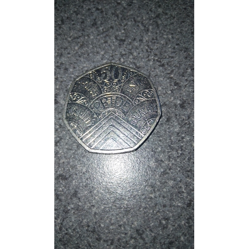 538 - 2022 EQUALITY 50P COIN