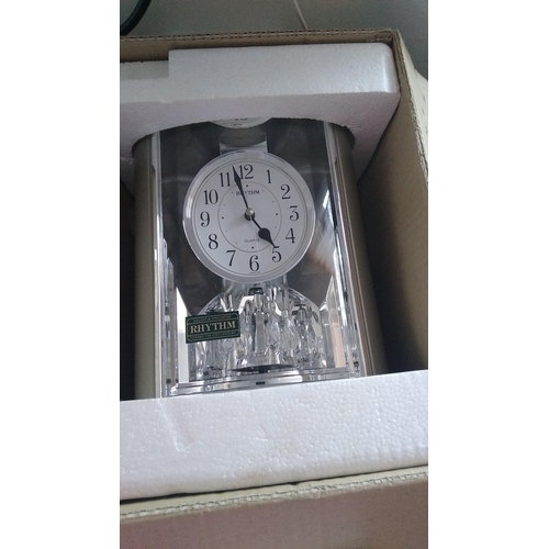 432 - BOXED RHTHM ANNIVERSARY CLOCK