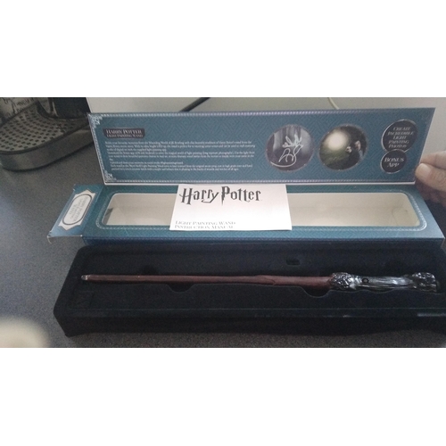 422 - Boxed light up harry potter wand