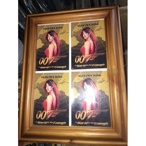 675 - FRAMED JAMES BOND POSTER