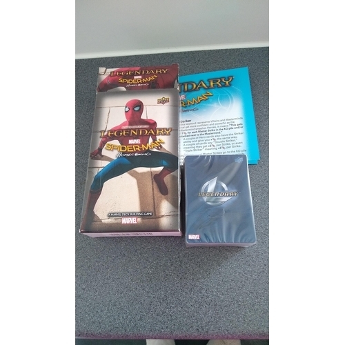 655 - BOXED SPIDERMAN DECK BUILDING GAME