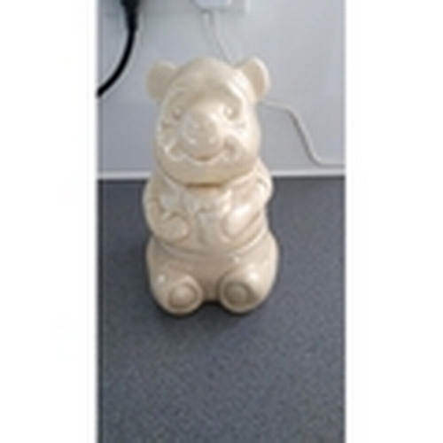 450 - WINNIE THE POO LIDDED DISNEY BISCUIT BARREL STAMPED TO BASE