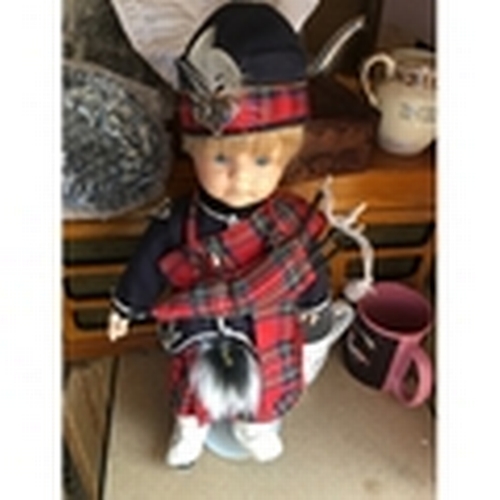 312 - SCOTTISH BOY PIPER DOLL