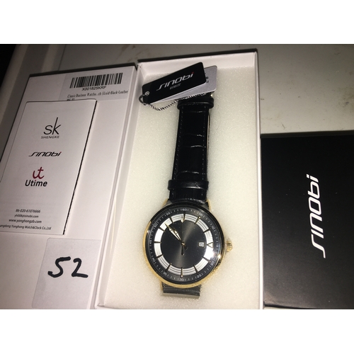 350Y - NEW BOXED SINOBI UTIME WATCH