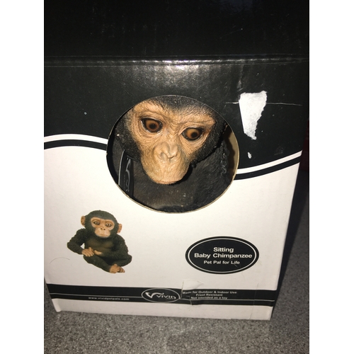 450D - NEW BOXED  Vivid Arts Pet Pal Sitting Baby Chimp